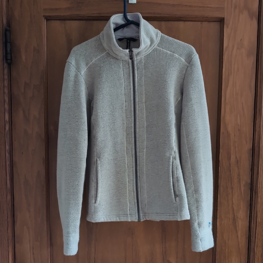 Kuhl Women's Cream Zip-Up Fleece Jacket, Size M